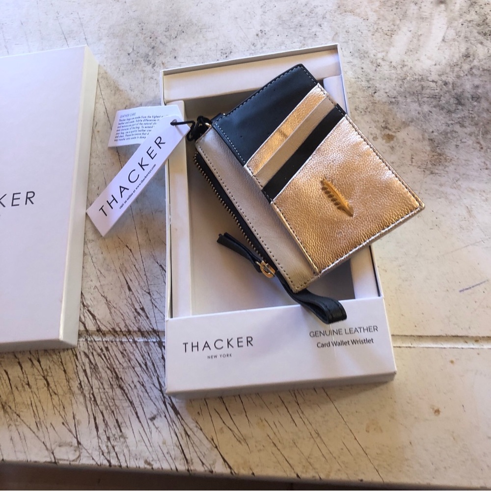 Thacker card wallet wristlet